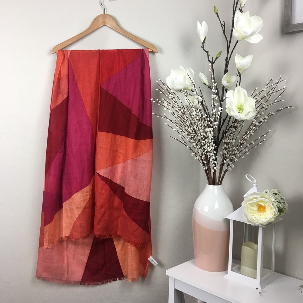 Calvin Klien - Color-Block Scarf / Wrap